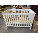 +VAT Modern white cot bed