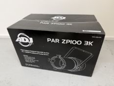 ADJ PAR Z100 3K 100W Warm White COB LED Par Can - American DJ1 fixture, unused stock. Box opened