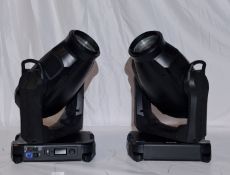 2x Martin MAC Viper Wash DX, c/w: 1x Dual Flightcase 4x Omega Bracket, Fully tested and working, (