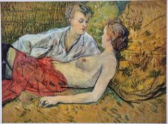 Henry Toulouse Lautrec Lithograph Titled 