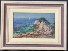 Gennaro Maugeri Italian Oil On Canvas