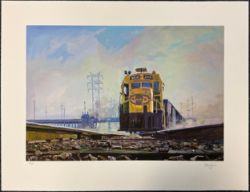 Bob Dylan (b1941) ‘Industrial Train’, Retrospectrum Collection, Editioned, Print, Certificate, 20...