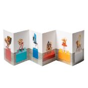 Sarah Lucas (b 1962) ‘Bunny Series’, Concertina Postcard Book, Happy Gas Exhibition, Discontinued...