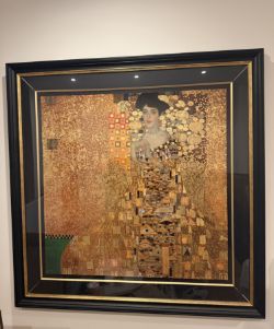 Gustav Klimt ""Woman In Gold"" 22ct Gold Leaf Silk Screen (Edition 22/100)