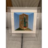 Robotic Artist Proof Edition Patrick Hughes Signed 51cm x 53.3cm x 16cm 3D