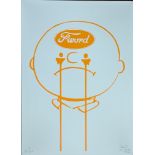 PURE EVIL(English 1968)‘Charlie Brown Fword’ (Juxtaposition of The Ford Car Company) Editiond Sig...