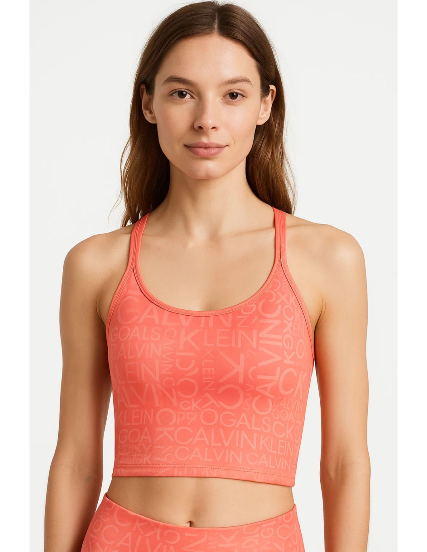10 x Calvin Klein Womens Performance Printed Strappy-Back Tank Top - New - RRP £370.00 - Image 3 of 6