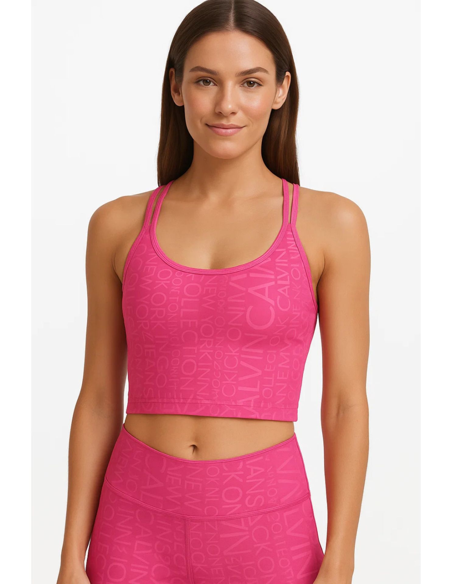 10 x Calvin Klein Womens Performance Printed Strappy-Back Tank Top - New - RRP £370.00