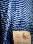 Hygge Colour Baby Blanket 83x124 m Approx. Navy.