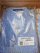 24 x Amazon Essentials Long Sleeve Regular Fit Poplin Shirt - Medium