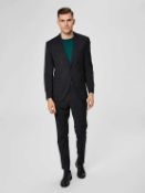 Wholesale Mens Suits Selected Homme Black Wool Blend RRP £2450
