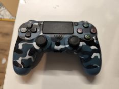 Sony PS4 pro DualShock 4 Wireless Controller – Blue Camouflage & Metallic Blue – Customer Returns