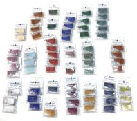 65 Packs of Mill Hill Petite Glass Beads - Various Colours