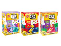Block Tech Mega Box of Blocks – 1000 Pieces – Construction Toy – Returns / Undelivered Stock