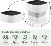 Mini Folding Washing Machine – Compact Portable Design – Ideal For Small Loads