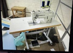 Commercial Heavy Duty Seiko LSWN-8BL-3 Sewing Machine In Working Order