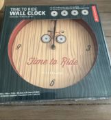 100 x Clocks £25 Each RRP 95% off Kikkerland Brand New Ready To Retail £2500 RRP For £125