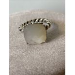 Genuine Pandora Mother of Pearl Ring - Size 48