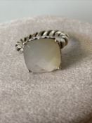 Genuine Pandora Mother of Pearl Ring - Size 48