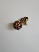 Pair of Antique Indian Gold Earrings