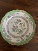 Rare c1836 Set of 8 Felspar Porcelain Fruit/Dessert Plates and Two Serving Compotes