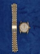 Gentleman’s Vintage Wristwatch With Date, Two-Tone