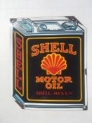 Tin Plate Sign (1950) US Import, Shell-Mex Enamelled Advertising Memorabilia.