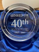 Cotswold Life 40th Anniversary Collectable/ 1967-2007/Boxed Paperweight
