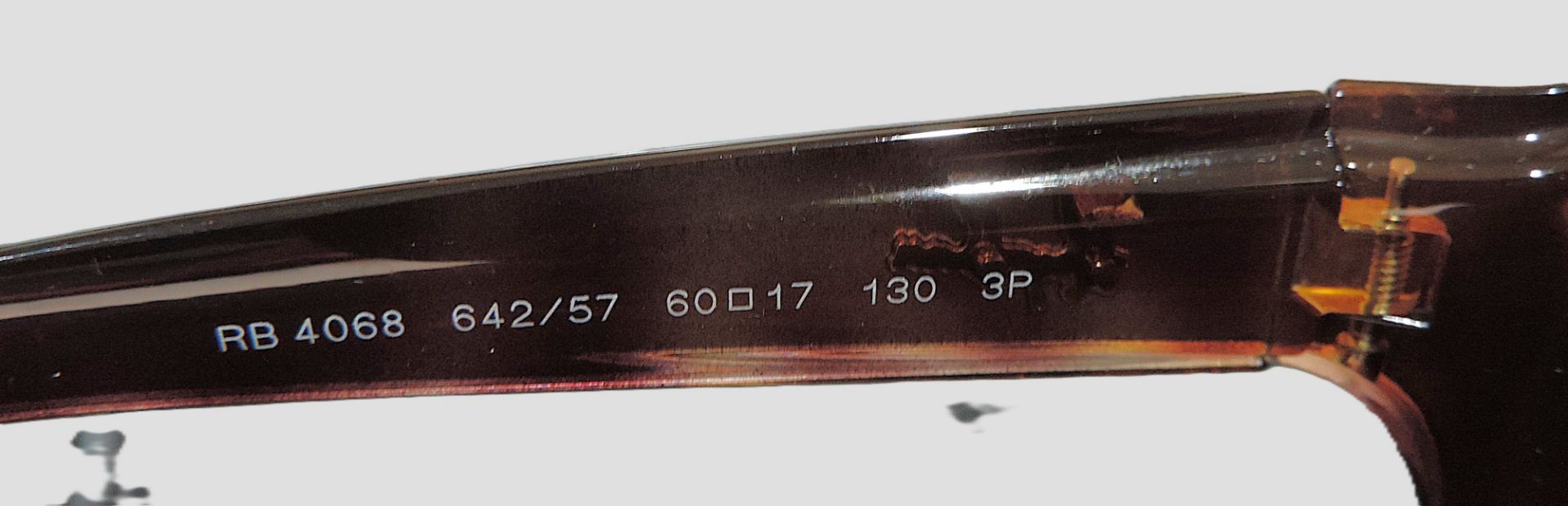 Ray-Ban 4068 642/57 Polarized Sunglasses Havana Frame - Image 9 of 11