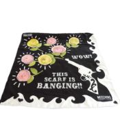 Moschino Silk Scarf 'New Vintage' Unworn With Tags