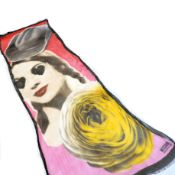 Vintage Moschino Silk Scarf 172x60cm