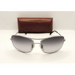Ray-Ban Aviator Silver Frame Unisex Sunglasses