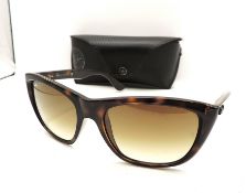 Ray-Ban Wayfarer Sunglasses 4154 710/51 2N Light Havana Frame