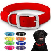 15 x Red Waterproof Dog Collar Total RRP Â£312.30 Lb43