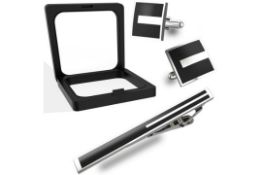 10 x Tie Clip & Cufflinks Set for Men