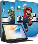 15 x Tablet Smart Covers for Boys Girls Kids Teens Cool Funny Design L12c