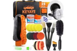 25 Pcs Car Detailing Kit