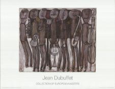 Jean Dubuffet - 'New Orleans Jazz Band' 1990 and Two Others By Jean Dubuffet.