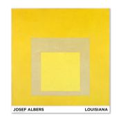 Joseph Albers 'Homage to a Square' Yellow Climate. LouiisianaExhibiton Poster