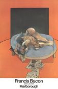 Francis Bacon 'Figure In A Room' Exhibition Poster For Marlborough Gallery 1980.