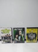 Job Lot of 3 DVD, The History Boys, In Time, The Hatton Garden Job. EST Â£20