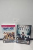 Job Lot of 2 Disc Mamma Mia and The legend of Tarzan DVD. EST Â£20