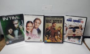 Job Lot of 4 DVD, In Time, The Wedding Planner, Bad Boys 2, Dumb and Dumber To. EST Â£20