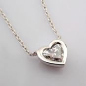 Heart Cut Lab-Grown Diamond Necklace - 0.43 Total Carat (MDI Certified)