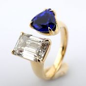 Emerald Cut Lab-Grown Diamond Ring - 5.04 Total Carat (IGI Certified)