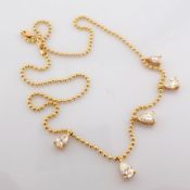 Pear Cut Lab-Grown Diamond Necklace - 3.31 Total Carat (MDI Certified)