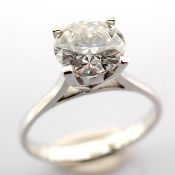 Round Cut Lab-Grown Diamond Ring - 1.17 Total Carat (IGI Certified)