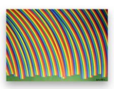 Patrick Hughes RA RAINBOWS Signed Limited Edition x/300 FREE POST UK