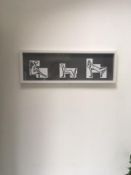 Julian Opie (1958-) 'This Is Shahnoza' In 3 Parts, Wooden Maquettes, Framed, 2008