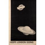Man Ray (b 1890 1976) 'Keeps London Going' Rayograph, Transport For London, Lithograph, 1999